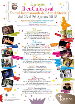 CUCU FESTIVAL - FESTIVAL INTERNAZIONALE DELL'ARTE DI STRADA - 23.26 AGOSTO